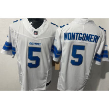 MONTGOMERY #5 Men's Detroit Lions NFL Jersey 雄狮     (3代）