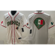2026 WBC Mexico White Baseball Jersey 袖有花