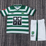 2003/2004 Lisbon Home Retro Kids Soccer Jersey