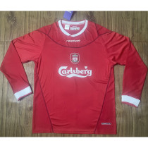 2002/2004 LFC Home Red Retro Long Sleeve Soccer Jersey