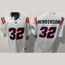 HENDERSON #32 Men's New England Patriots NFL Jersey 爱国者 (3代）
