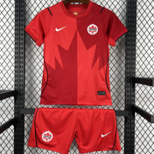 2026/27 Canada Home Red Kids Soccer Jersey
