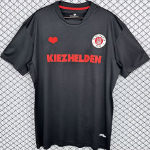 2013/2014 ST PAULI Third Black Retro Soccer Jersey