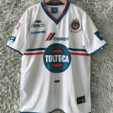 2001 Chivas Away White Retro Soccer Jersey