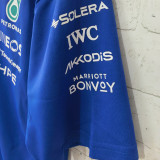2026 Mercedes AMG Petronas F1 Blue POLO Team T-Shirt  有领