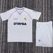 1990/1992 RM Home White Retro Kids Soccer Jersey