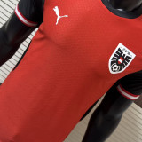2026/27 Austria  Home Red Player Version Soccer Jersey