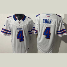 COOK #4 Men's Buffalo Bills NFL Jersey 布法罗比尔  (3代）