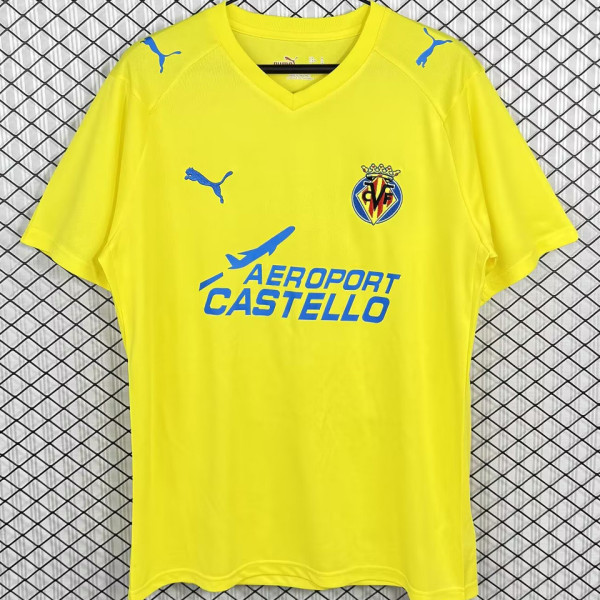 2008/2009 Villarreal FC Home Retro Soccer Jersey