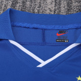 1997 Brazil Away Retro Kids Soccer Jersey