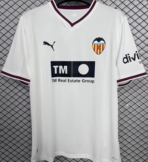 2026/27 Valencia Home White Fans Soccer Jersey