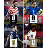 橡胶 儿童 FIFA WORLD CUP 2026 Rubber Kids Patch Right Patch 右臂章 白底黑字 (You can buy it alone OR tell us which jersey to print it on. )