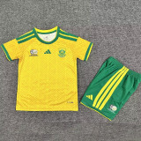 2026/27 South Africa Home Yellow Kids Soccer Jersey