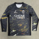 2026 PSG Dark Night Edition Black Fans Long Sleeve Soccer Jersey