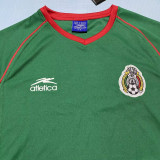 2000 Mexico Green Retro Soccer Jersey