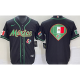 2026 WBC Mexico Black Baseball Jersey 袖有花