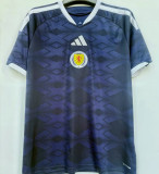 2026/27 Scotland  1:1 Quality Home Fans Soccer Jersey  (Have Right Patch 有右臂章 白底黑字）