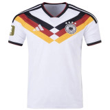 2026/27 Germany 1:1 Quality Home White Fans Soccer Jersey(Have Right Patch 有右臂章 金底白字）