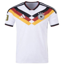 2026/27 Germany 1:1 Quality Home White Fans Soccer Jersey(Have Right Patch 有右臂章 金底白字）