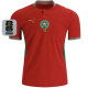 2026/27 Morocco Home Red Fans Soccer Jersey (Have Right Patch 有右臂章 白底黑字）