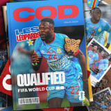 2026/27 Congo DR Home Blue Fans Soccer Jersey 民主刚果 (Have Right Patch 有右臂章 黑底白字）