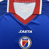 2026/27 Haiti Home Blue Fans Soccer Jersey 海地 (Have Right Patch 有右臂章 白底黑字）