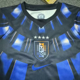 2026/27 Uruguay Away Fans Soccer Jersey  (Have Right Patch 有右臂章 白底金字）