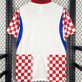 2026/27 Croatia Home Fans Soccer Jersey (Have Right Patch 有右臂章 黑底白字）