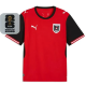2026/27 Austria Hoem Red Fans Soccer Jersey (Have Right Patch 有右臂章 白底黑字）