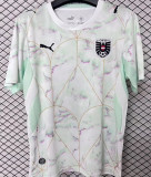 2026/27 Austria Third Fans Soccer Jersey (Have Right Patch 有右臂章 黑底白字）