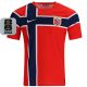 2026/27 Norway Home Red Fans Soccer Jersey  (Have Right Patch 有右臂章 白底黑字）