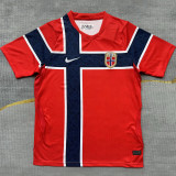 2026/27 Norway Home Red Fans Soccer Jersey  (Have Right Patch 有右臂章 白底黑字）