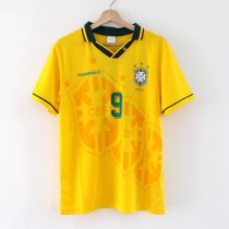 Retro Brazil Home 1:1 Quality Soccer Jersey   1994
