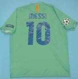 Retro Barcelona Away Green  1:1 Quality Soccer Jersey   2010-2011