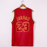 NBA Bulls 23 red new year of the rat Jersey