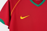 Retro Portugal Home  Fans 1:1 Quality Soccer Jersey   2006