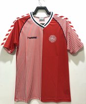 Retro Denmark  Home Fans 1:1 Quality Soccer Jersey  1986