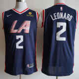 NBA New season Express (new fabric print) Leonard city version 2 dark blue, black, white