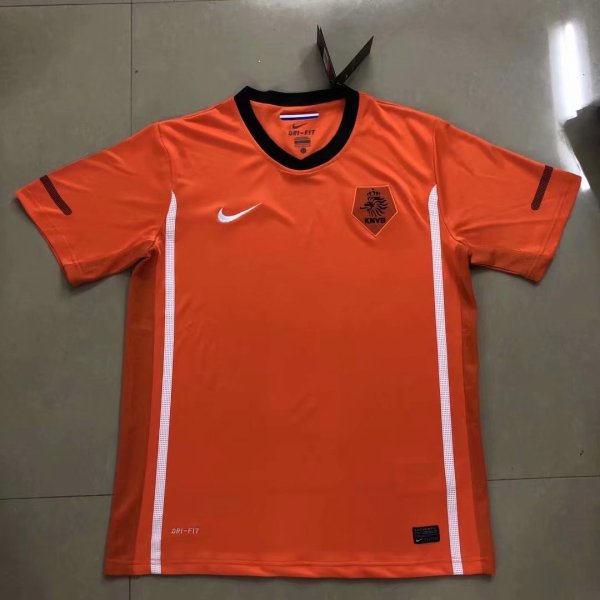 Retro Netherlands home 1:1 Quality Soccer Jersey  2010
