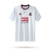 Retro West Ham Away    1:1 Quality Soccer Jersey  1989-1990