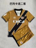 Rayo Vallecano Third Away kids 1:1 Quality Soccer Jersey   23-24