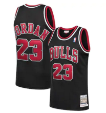 NBA Mitchell & Ness bull 23 black