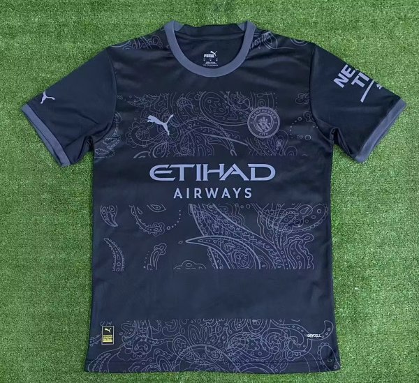 Manchester City Special Edition Black Fans  1:1 Quality Soccer Jersey    23-24