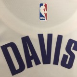 NBA Laker crew neck vintage white No. 3 Anthony Davis with chip  1:1