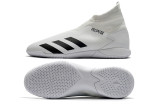阿迪达斯猎鹰20.3无鞋带怀龙底MD室内平底足球鞋adidas PREDATOR 20.3 Laceless IN 39-45