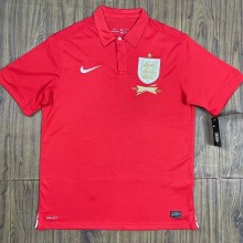 Retro England Away  1:1 Quality Soccer Jersey  2013-2014