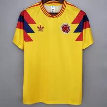 Retro Colombia Home 1:1 Quality Soccer Jersey  1990