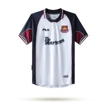 Retro West Ham Away 1:1 Quality Soccer Jersey  1999-2001