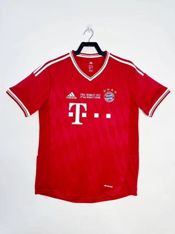 Retro Bayern Munich Home  1:1 Quality Soccer Jersey   2013-2014