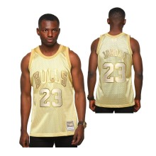 NBA Bull 23 Jordan Gold Limited Edition